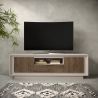 Meuble TV 2 portes 1 tiroir et 1 niche ANABELLA 2 CACHEMIRE MERCURE