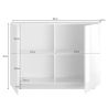 Buffet Venus Chene 120 cm avec 2 portes