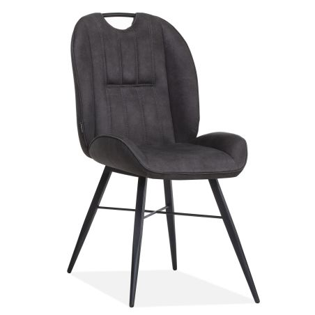 Chaise SHERATON en tissu - 3 coloris possibles
