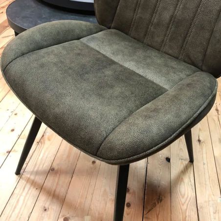 Chaise SHERATON en tissu - 3 coloris possibles