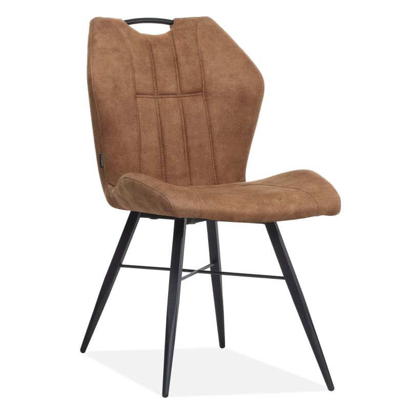 Chaise SKELLY en tissu - 3 coloris possibles