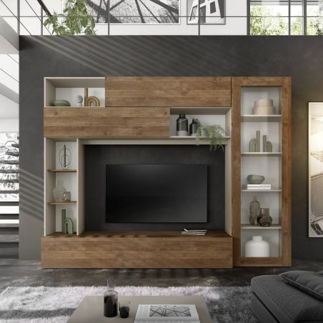 Séjour design NEW PRATIKA MERCURE 272 x 210 cm avec colonne porte vitrée