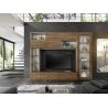 Séjour design NEW PRATIKA MERCURE 272 x 210 cm avec colonne porte vitrée