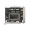 Séjour design NEW PRATIKA MERCURE 272 x 210 cm avec colonne porte vitrée