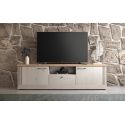Meuble TV 211 cm CADMUS avec 2 portes, 1 tiroir et 1 niche