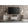 Meuble TV 211 cm CADMUS avec 2 portes, 1 tiroir et 1 niche