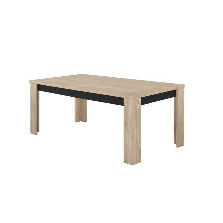 Table 190 cm THEMIS en décor chêne ivoire