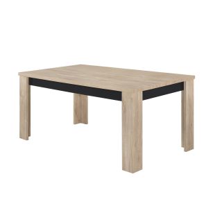 Table 170 cm THEMIS en décor chêne ivoire