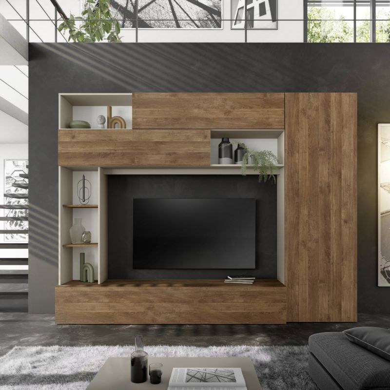 Séjour design NEW PRATIKA MERCURE 272 x 210 cm avec colonne porte pleine