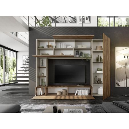 Séjour design NEW PRATIKA MERCURE 272 x 210 cm avec colonne porte pleine
