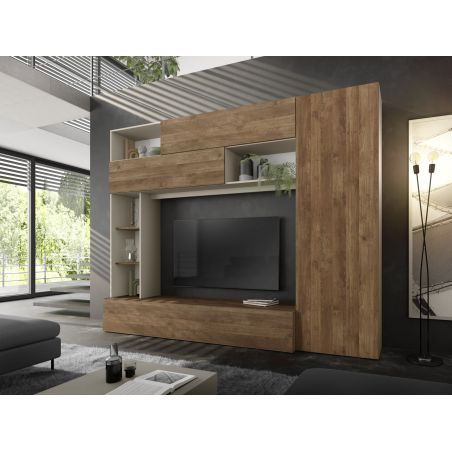 Séjour design NEW PRATIKA MERCURE 272 x 210 cm avec colonne porte pleine