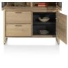 Nystead, parti basse 140 cm. - 1-porte + 2-tiroirs - Henders and Hazel