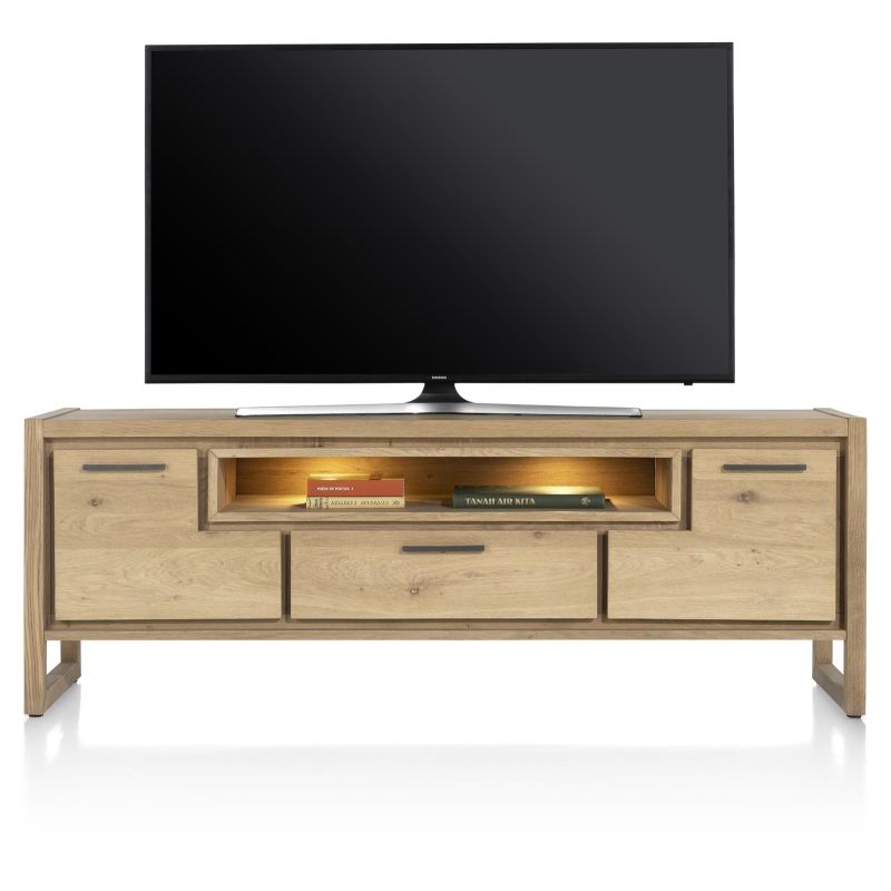 Nystead, buffet bas 170 cm. - 2-portes + 1-tiroir + 1-niche (+ LED) - Henders and Hazel