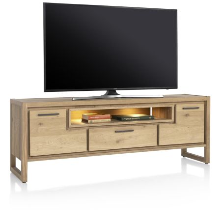 Nystead, buffet bas 170 cm. - 2-portes + 1-tiroir + 1-niche (+ LED) - Henders and Hazel
