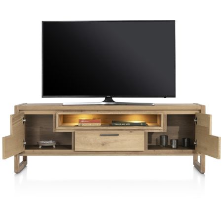 Nystead, buffet bas 170 cm. - 2-portes + 1-tiroir + 1-niche (+ LED) - Henders and Hazel
