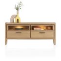 Nystead, buffet bas 140 cm. - 2-tiroirs + 2-niches (+ LED) - Henders and Hazel