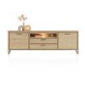 Nystead, buffet 210 cm. - 2-portes + 2-tiroirs + 1-niche (+ LED) - Henders and Hazel