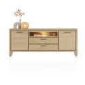 Nystead, buffet 180 cm. - 2-portes + 2-tiroirs + 1-niche (+ LED) - Henders and Hazel