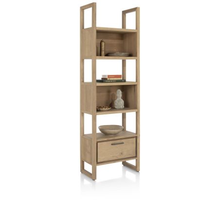 Nystead, bibliotheque 65 cm. - 1-tiroir + 5-niches - Henders and Hazel