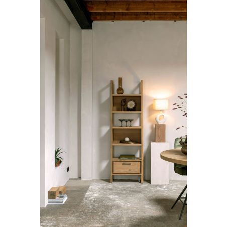 Nystead, bibliotheque 65 cm. - 1-tiroir + 5-niches - Henders and Hazel