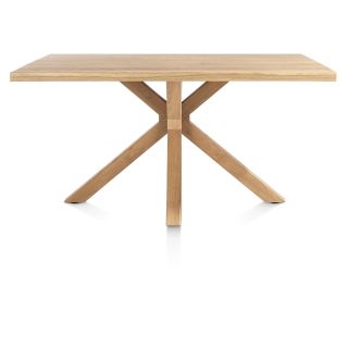 Nyborg, table 150 x 100 cm - pied bois central - Henders and Hazel