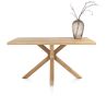 Nyborg, table 150 x 100 cm - pied bois central - Henders and Hazel