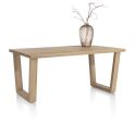 Nyborg, table 150 x 100 cm - pied bois en V - Henders and Hazel