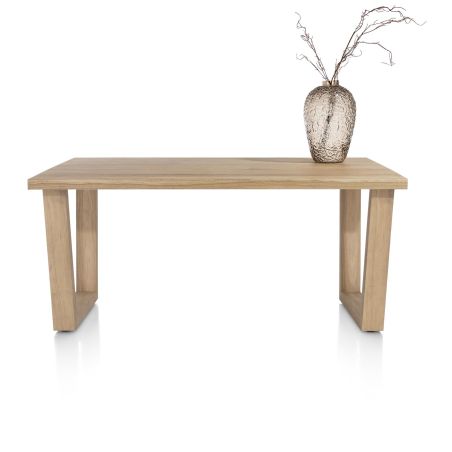 Nyborg, table 150 x 100 cm - pied bois en V - Henders and Hazel