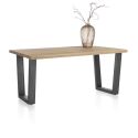 Nyborg, table 150 x 100 cm - pied métal en V - plateau droit - Henders and Hazel