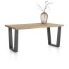 Nyborg, table 150 x 100 cm - pied métal en V - plateau droit - Henders and Hazel