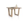 Nyborg, table 150 x 100 cm - plateau avec bords effet tronc d'abre - pied bois en V - Henders and Hazel