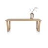 Nyborg, table 200 x 100 cm - pied bois en V - plateau droit - Henders and Hazel