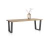 Nyborg, table 200 x 100 cm - pied métal en V - plateau droit - Henders and Hazel