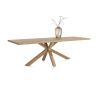 Nyborg, table 230 x 100 cm - pied bois central - plateau droit - Henders and Hazel