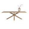 Nyborg, table 230 x 100 cm - pied bois central - plateau droit - Henders and Hazel