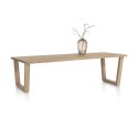 Nyborg, table 230 x 100 cm - pied bois en V - Henders and Hazel