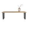 Nyborg, table 230 x 100 cm - pied métal en V - plateau droit - Henders and Hazel