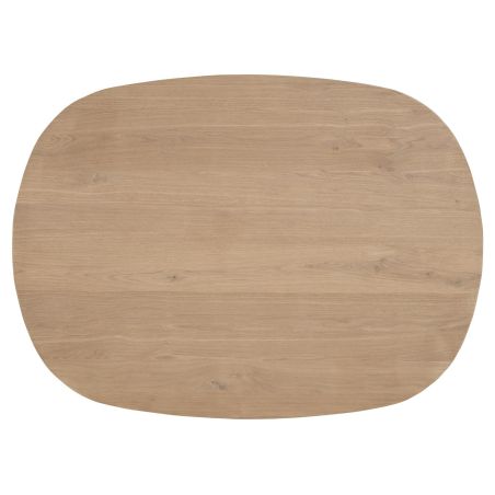 Nyborg, table 240 x 110 cm - ovale - pied bois central - Henders and Hazel
