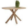 Nyborg, table de bar 150 x 110 cm - ovale - pied bois central (hauteur: 92 cm) - Henders and Hazel