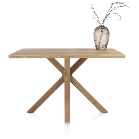 Nyborg, table de bar 150 x 100 cm - pied bois central (hauteur: 92 cm) - plateau droit - Henders and Hazel