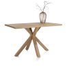 Nyborg, table de bar 150 x 100 cm - pied bois central (hauteur: 92 cm) - plateau droit - Henders and Hazel