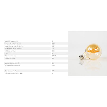 Lampe de table CINNA de style industriel avec 1 ampoule incluse