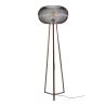Lampadaire COPERNIC de style industriel avec 1 ampoule incluse