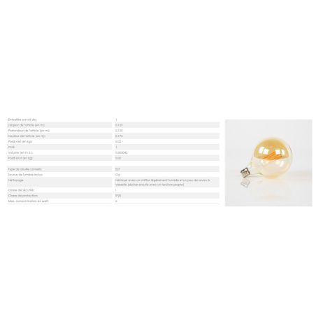 Lampadaire COPERNIC de style industriel avec 1 ampoule incluse