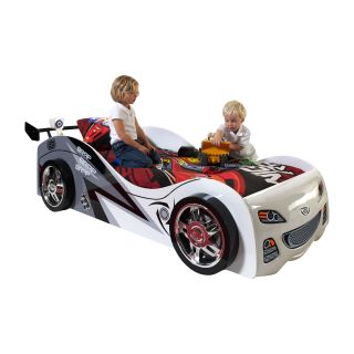 Lit voiture Brap blanc 90x200 cm 