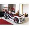 Lit voiture Brap blanc 90x200 cm 