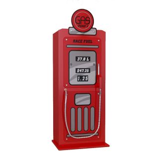 Armoire Funny rouge à 1 porte 50 cm