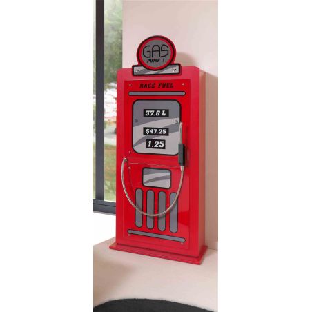 Armoire Funny rouge à 1 porte 50 cm