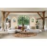 Hendrik, ensemble de 2 tables basse 63 x 120 / 62 x 44 cm. - fishbone