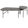 Hendrik, ensemble de 2 tables basse 63 x 120 / 62 x 44 cm. - fishbone